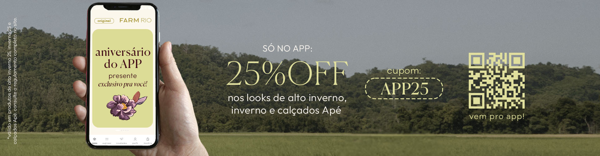 tá na vitrine FARM