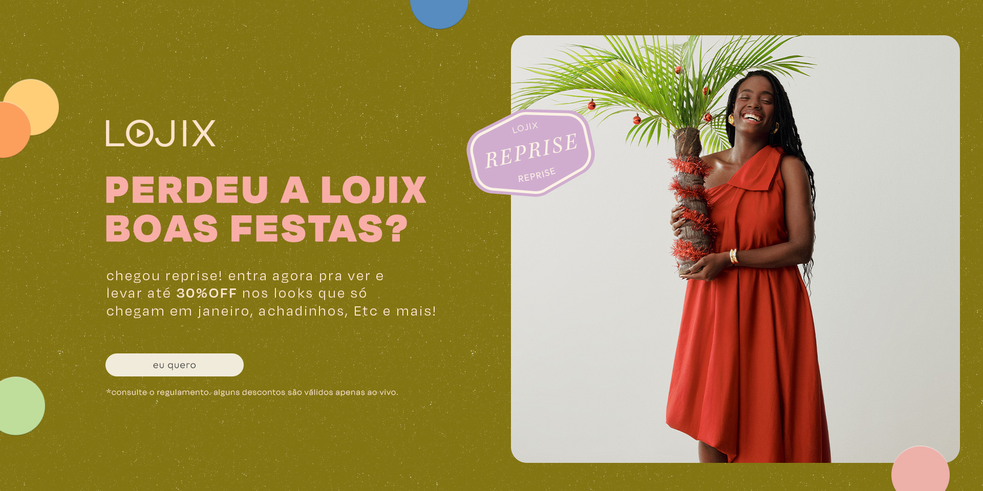 reprise lojix FARM já disponível pra você garantir os looks que são preview de vitrines antes de todo mundo! assista aqui a gravação do ao vivo e escolhe os desejos