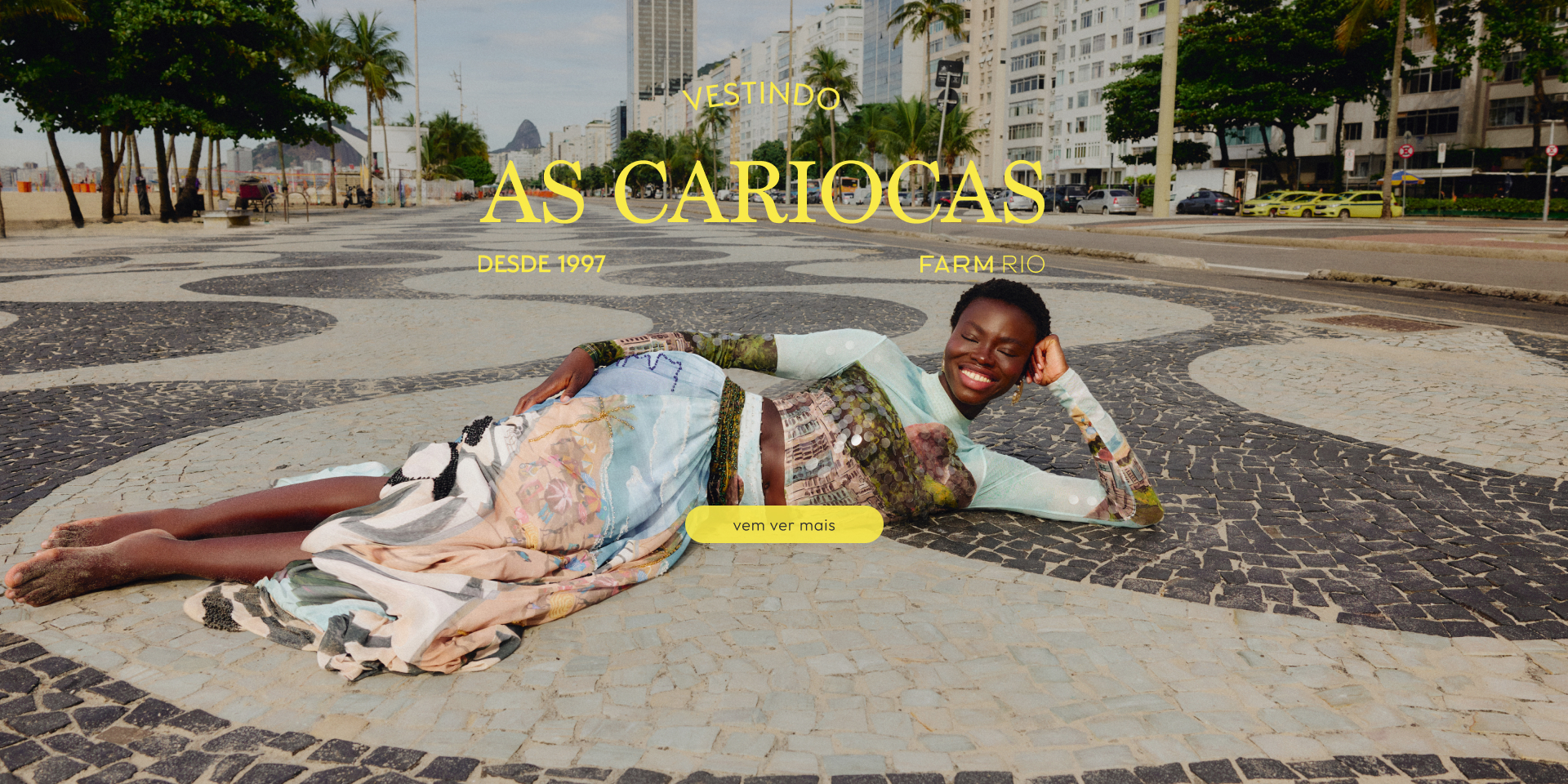 [farm rio] [banner tv cariocas] coleção As Cariocas FARM inspirada na cidade do Rio. conheça!