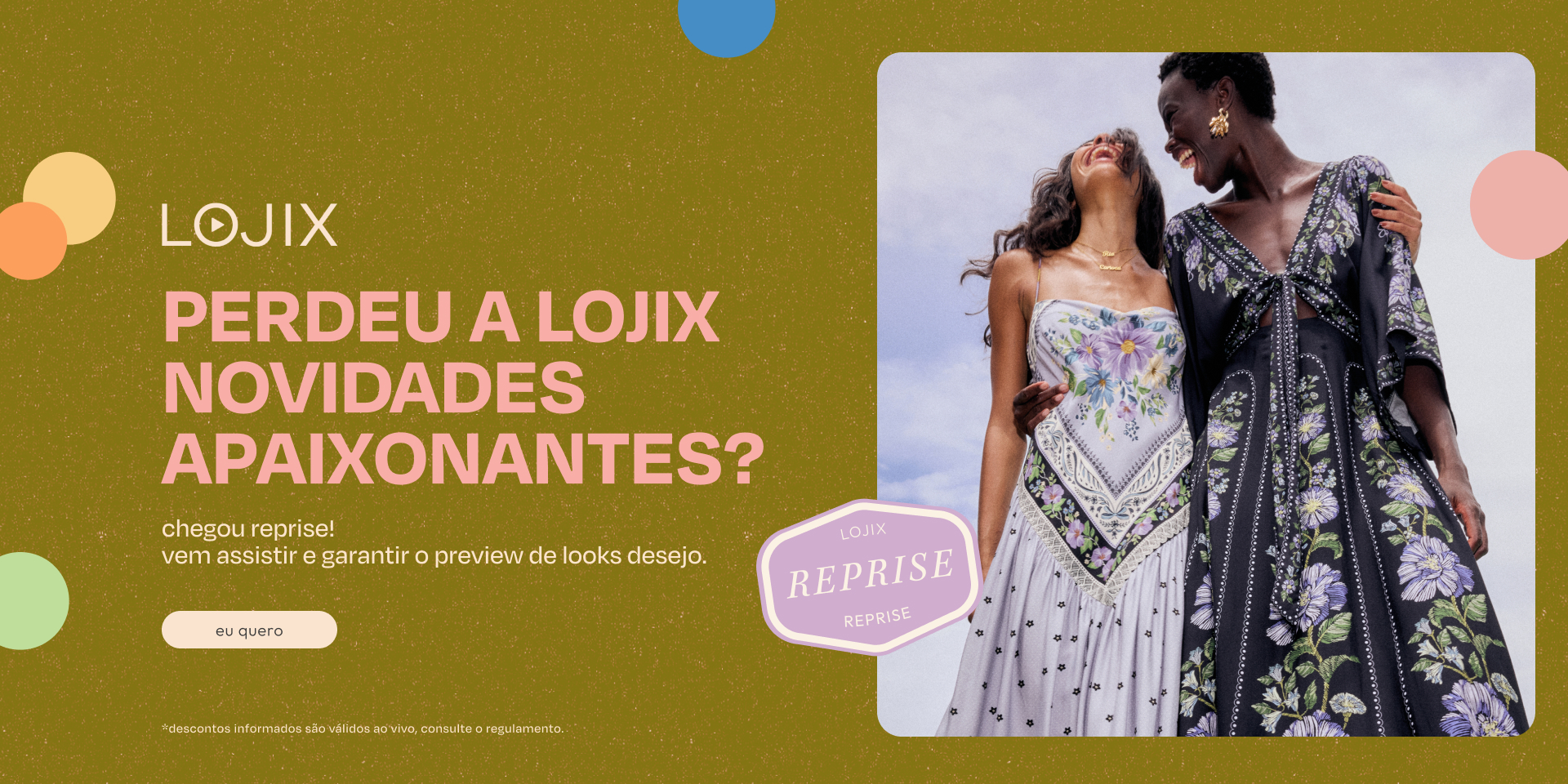 [farm rio] [banner tv lojix] reprise lojix FARM Rio: assista a gravação e leva os looks do preview