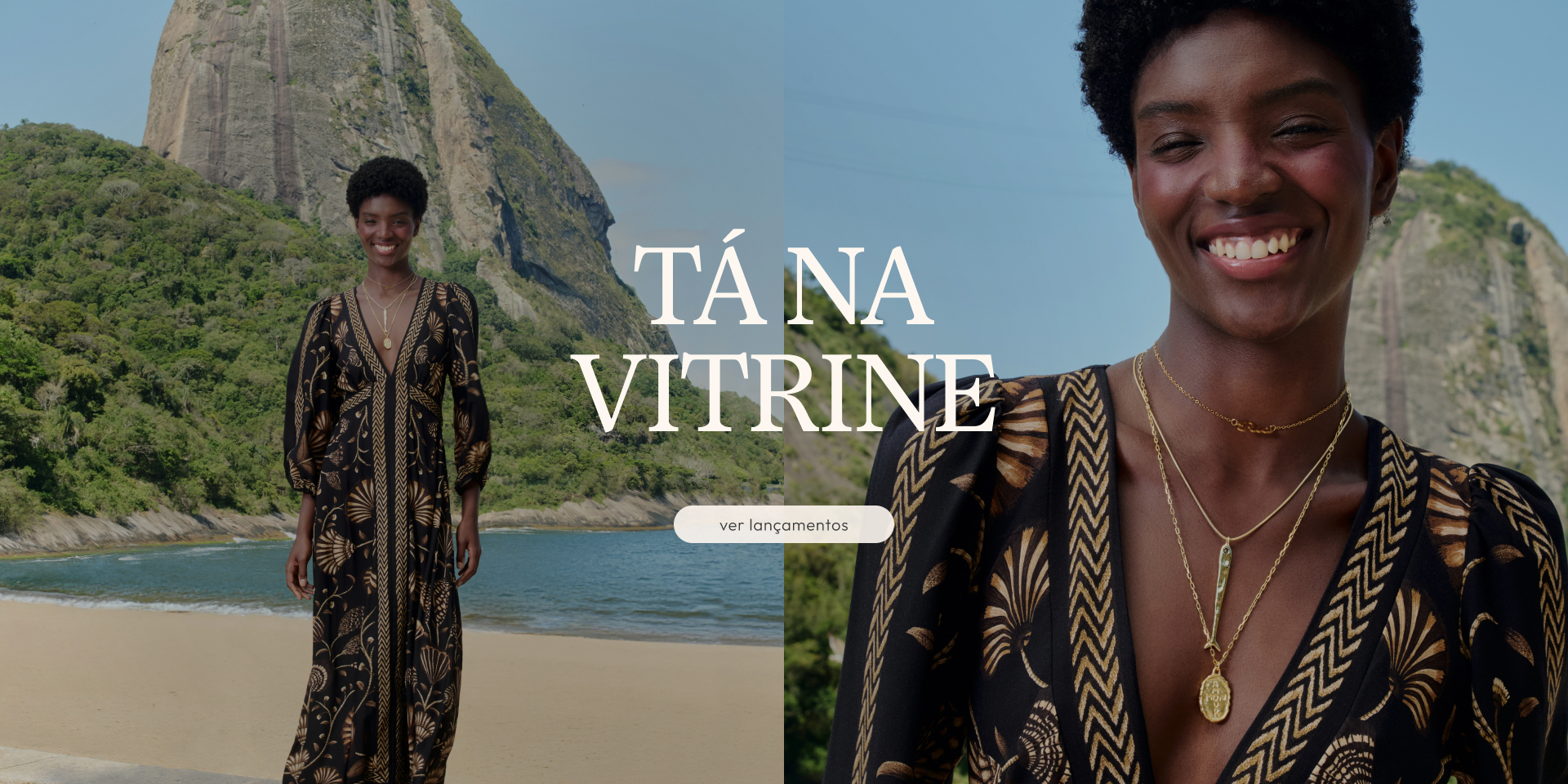 [farm rio] [banner tv vitrine] vestido longo estampado lançamento FARM Rio. leva as novidades!