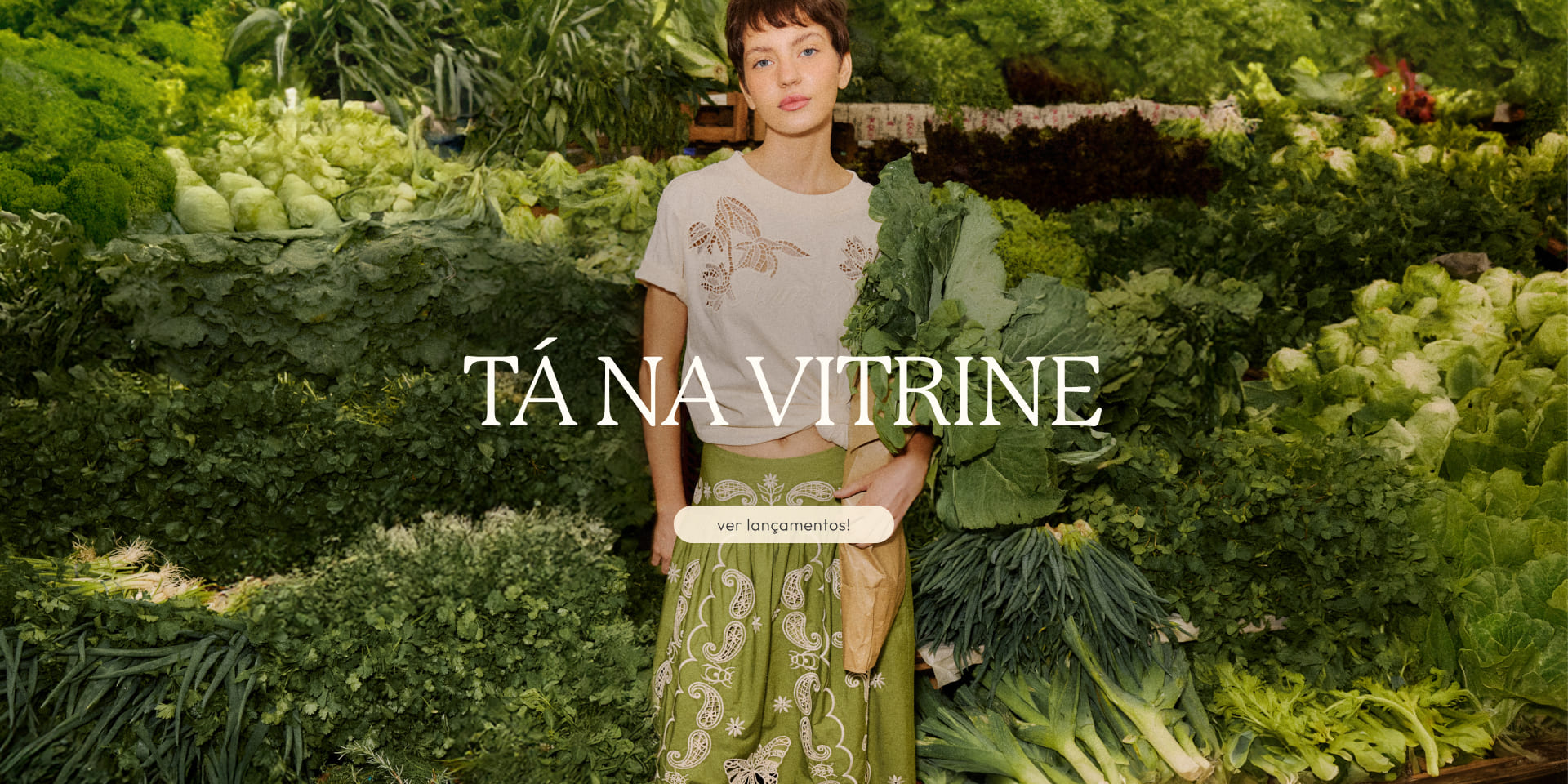 [farm rio] [banner tv vitrine] tá na vitrine: lançamentos FARM com detalhes artesanais. compre agora!