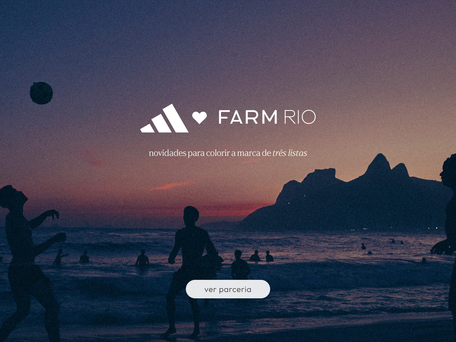 [farm rio] mídia kit adidas 4 em novidades