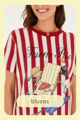 [farm rio] [banner busca blusa] todas as blusas FARM Rio