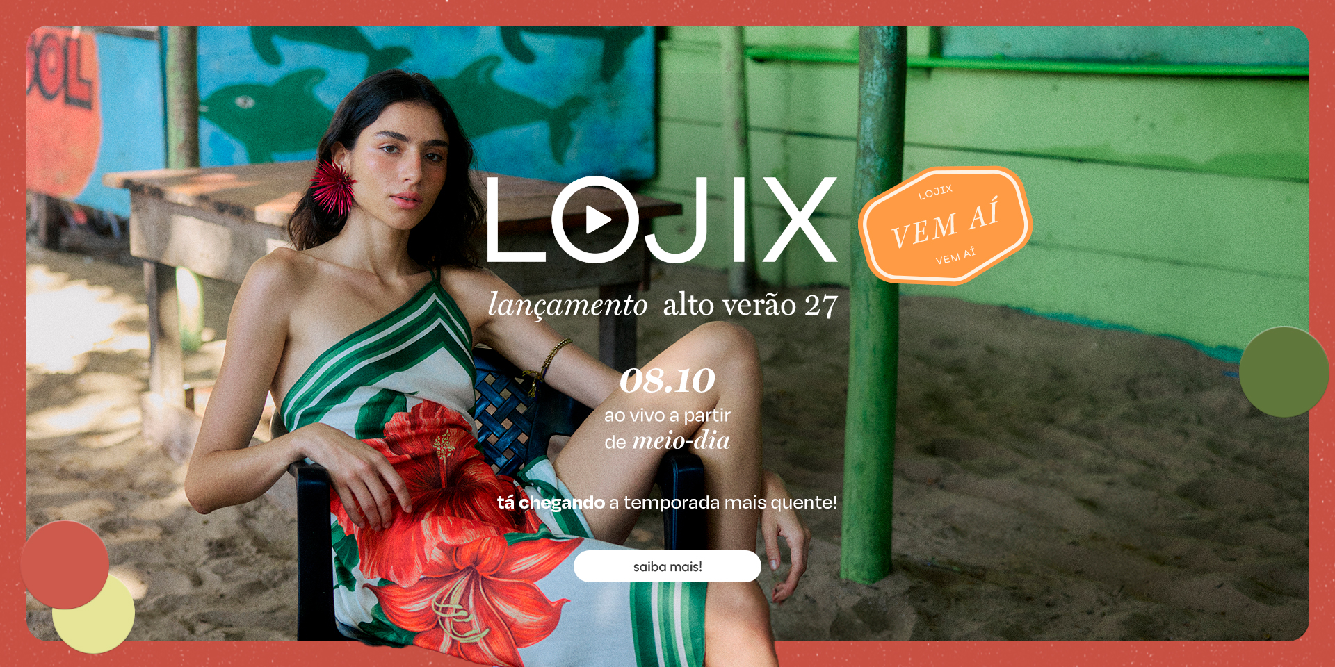 [farm rio] [banner tv lojix] lojix FARM Rio: dia 08/10. saiba mais!