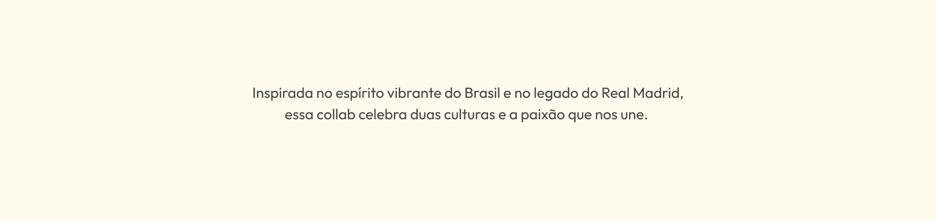 [LP FARM Rio - Real Madrid] [faixa] collab Real Madrid x adidas x FARM: união de cultura e paixão