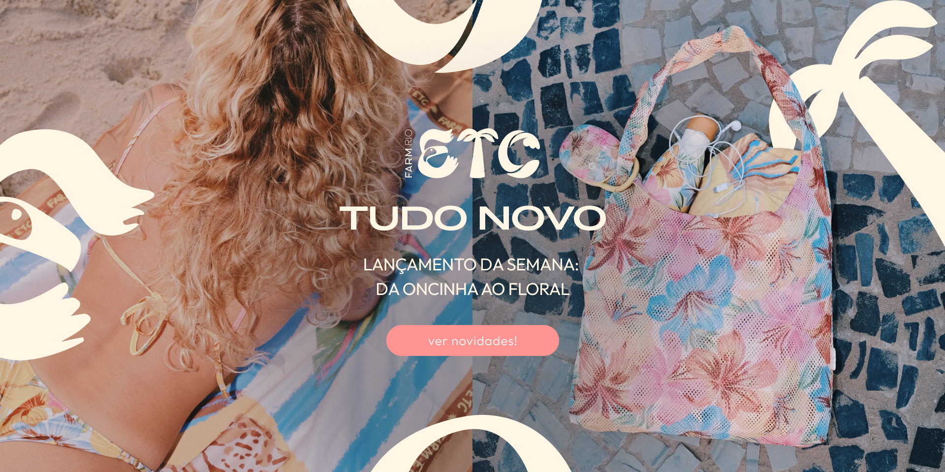 [farm rio] [banner novidades etc] novos acessórios de praia FARM Etc. leva agora!