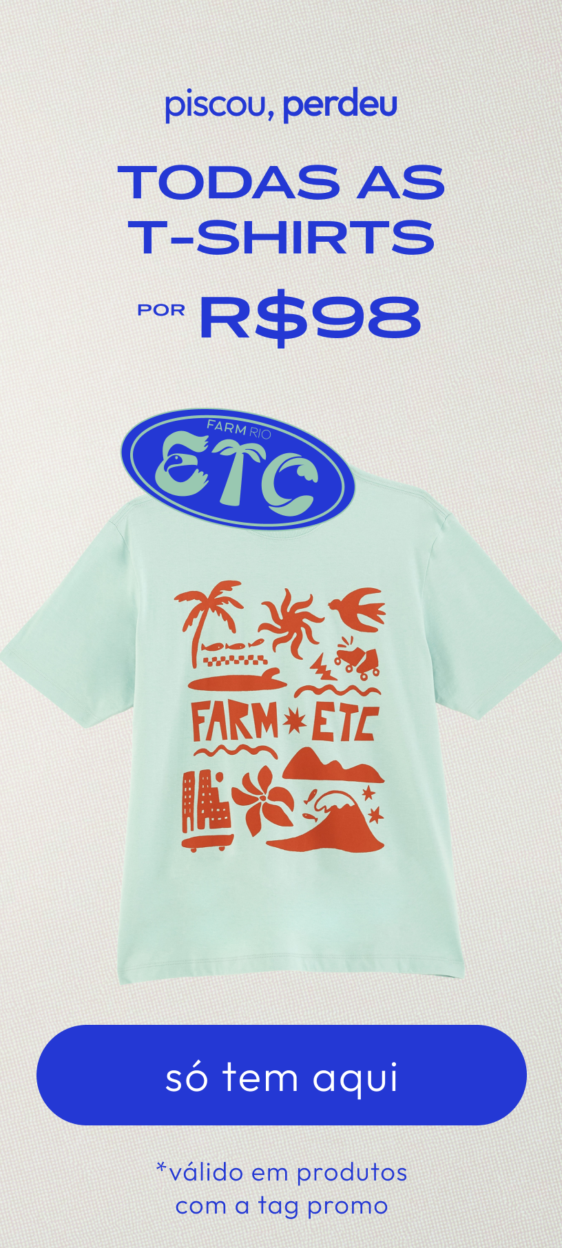 [farm etc] mídia kit promo t-shirt